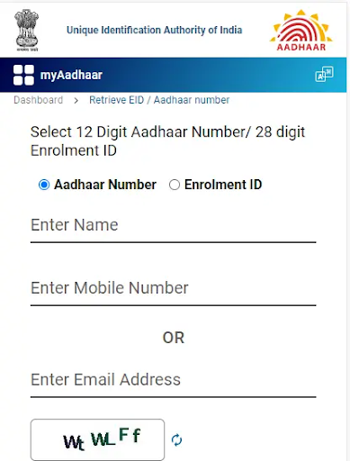 Aadhaar Number